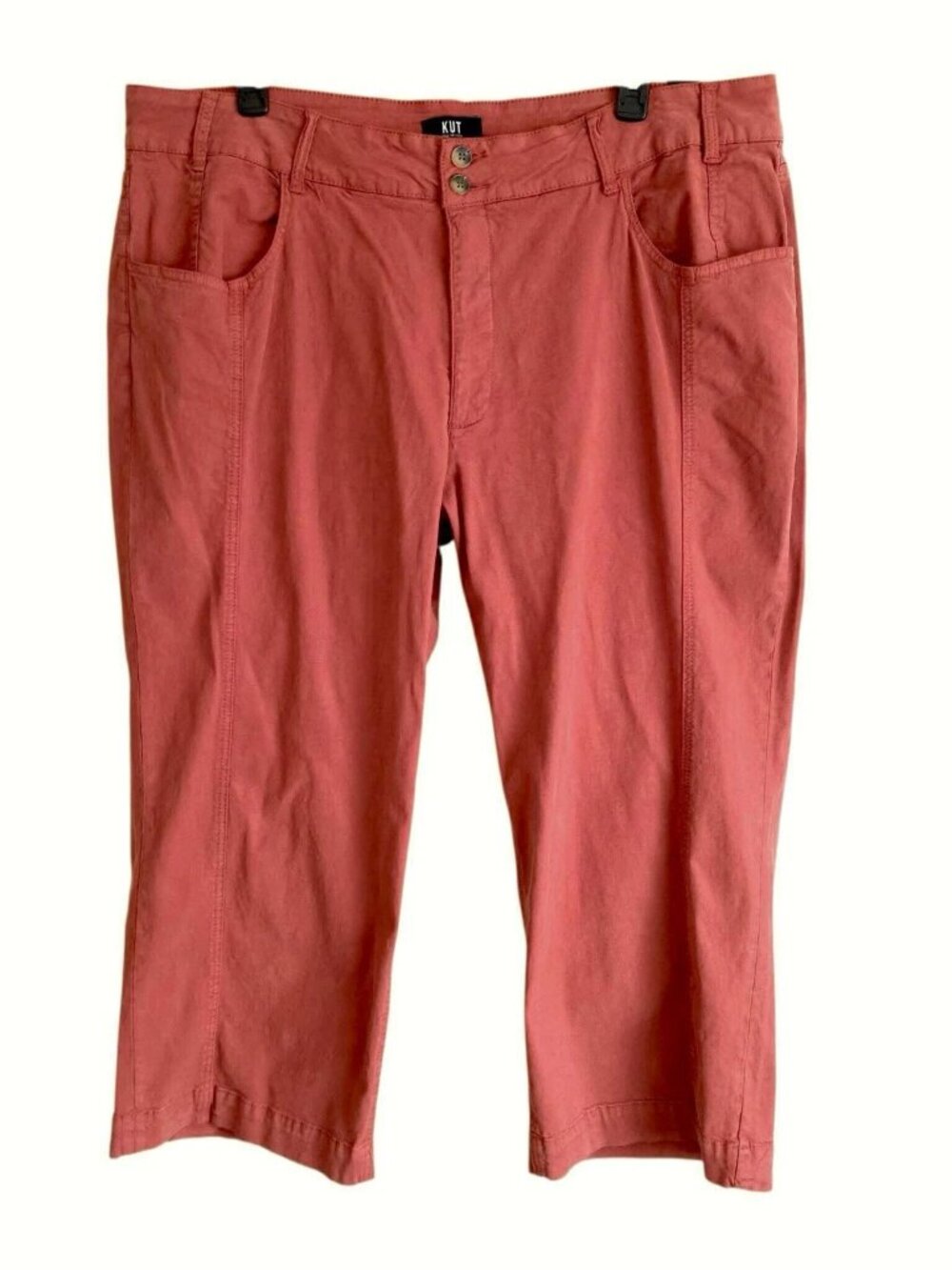 Kut From the Kloth Womens Jeans Size 24W Charlotte High Rise Crop Straight - Picture 2 of 7